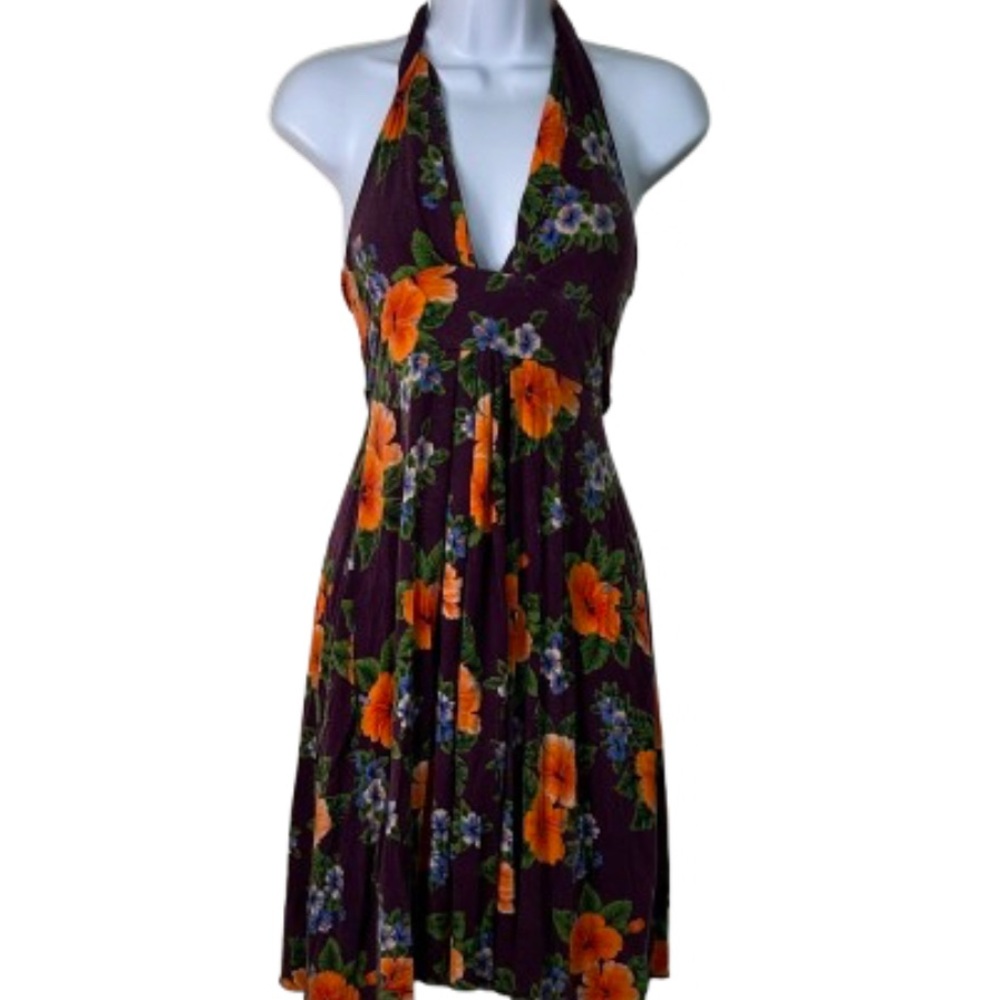 Free People Floral Halter Sundress